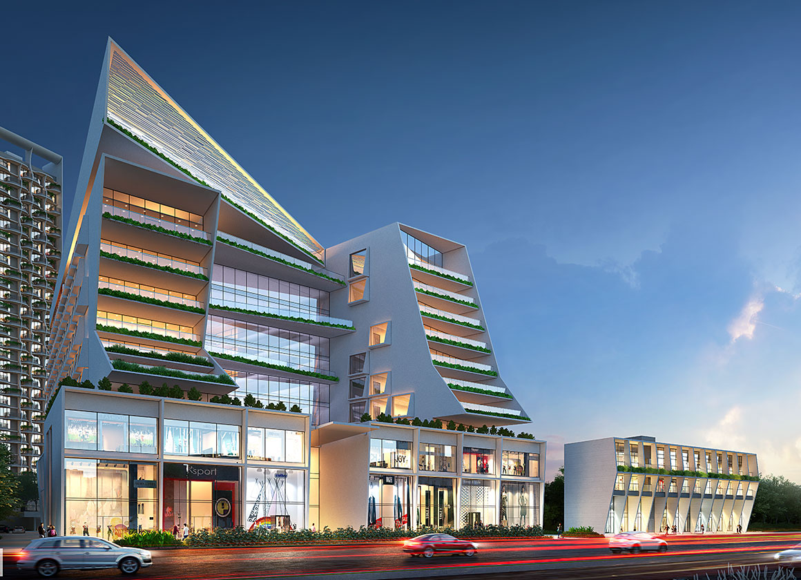 a benchmark for retail and office destination